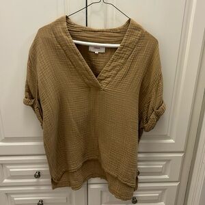 Xirena gauze blouse
